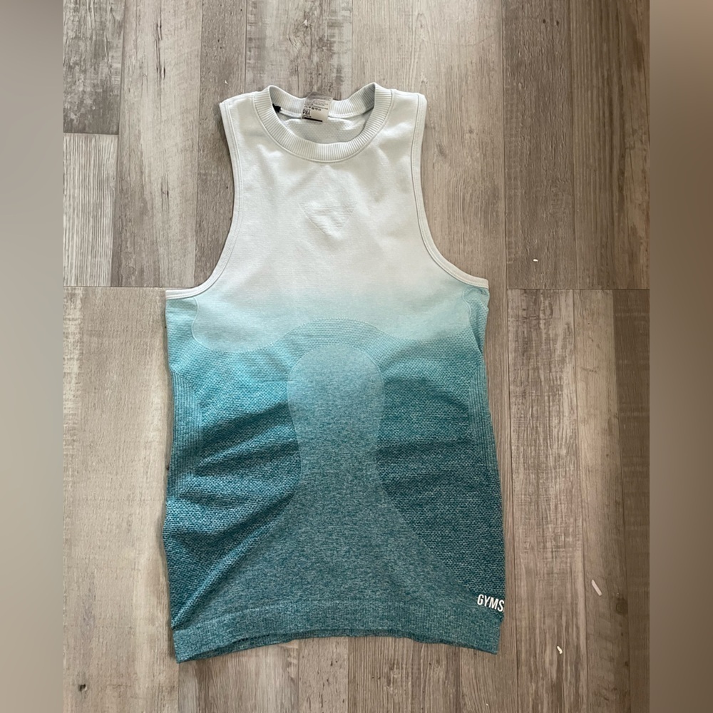 Gymshark ombré seamless vest tank top size medium